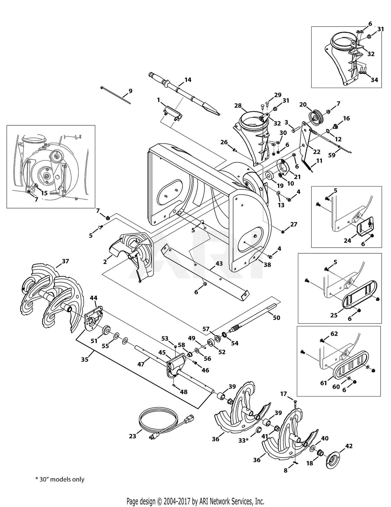 troy bilt 2410 snow blower owners manual