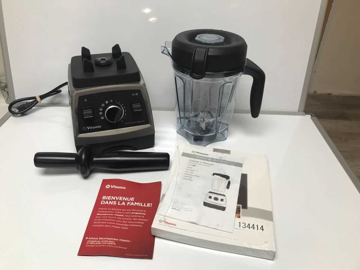 vitamix professional series 750 owners manual