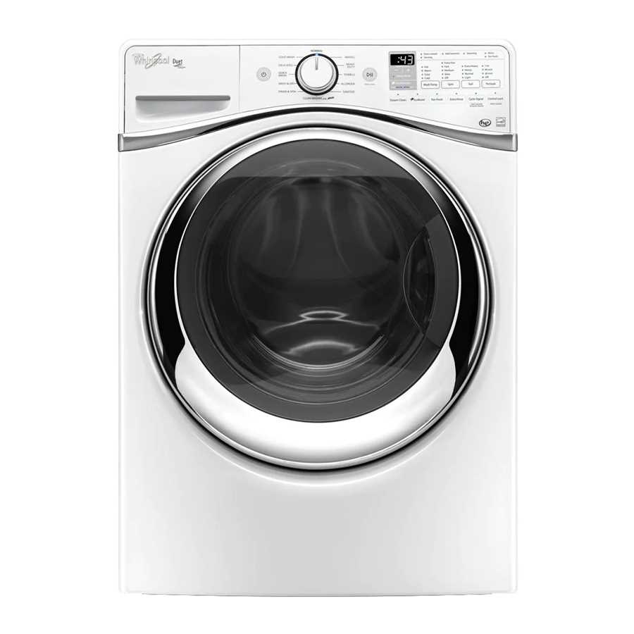 whirlpool duet ht washer owners manual