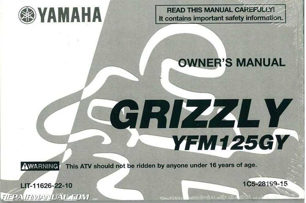 yamaha grizzly 125 owners manual