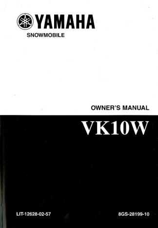 yamaha snowmobile owners manual