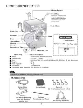 lg washer owners manual