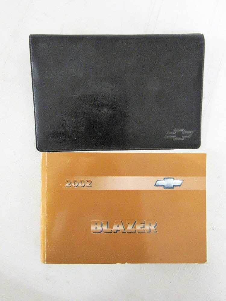 2002 chevy blazer owners manual