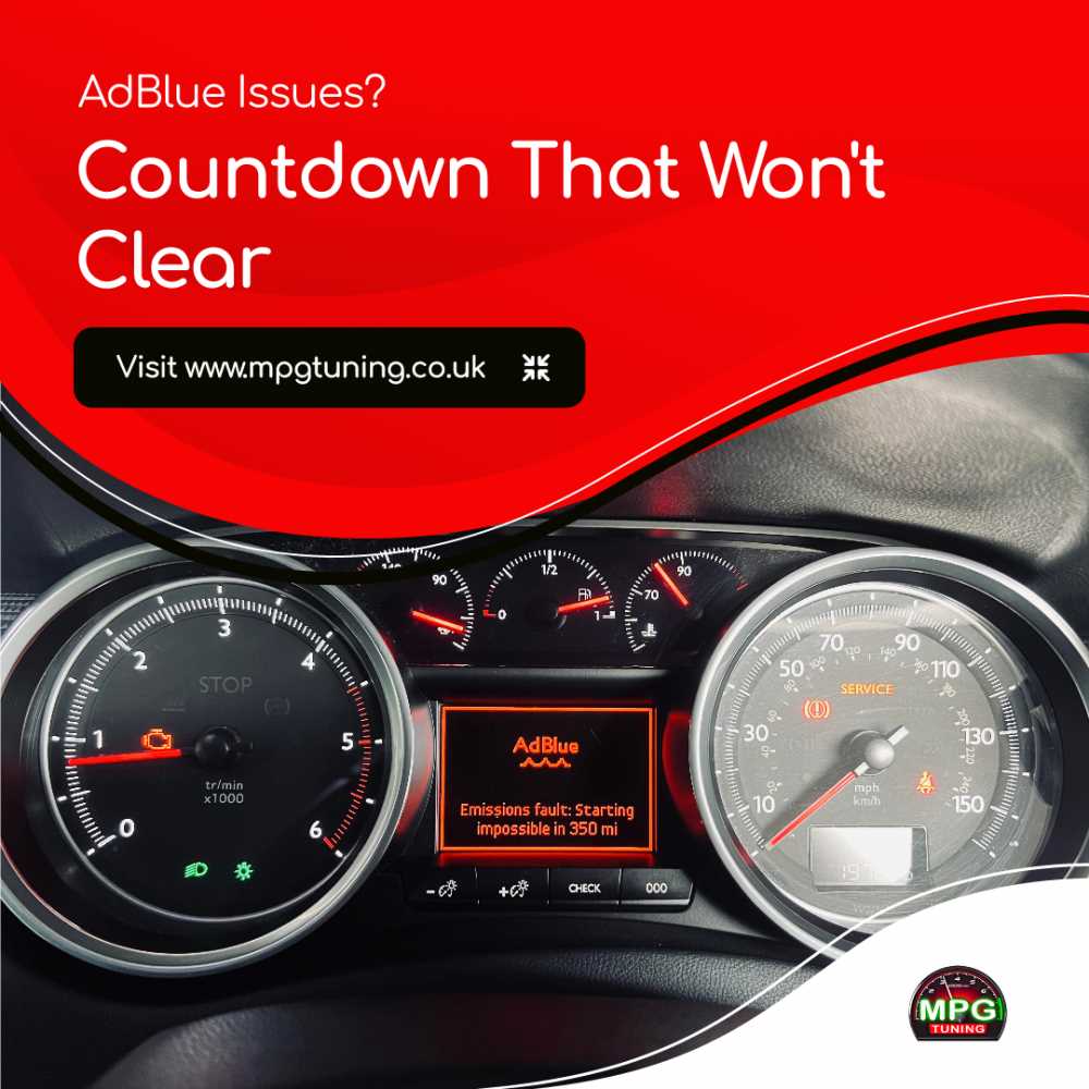 adblue system fault see owners manual