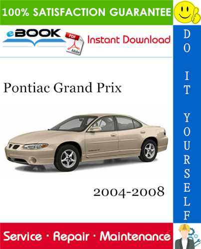 2008 pontiac grand prix owners manual