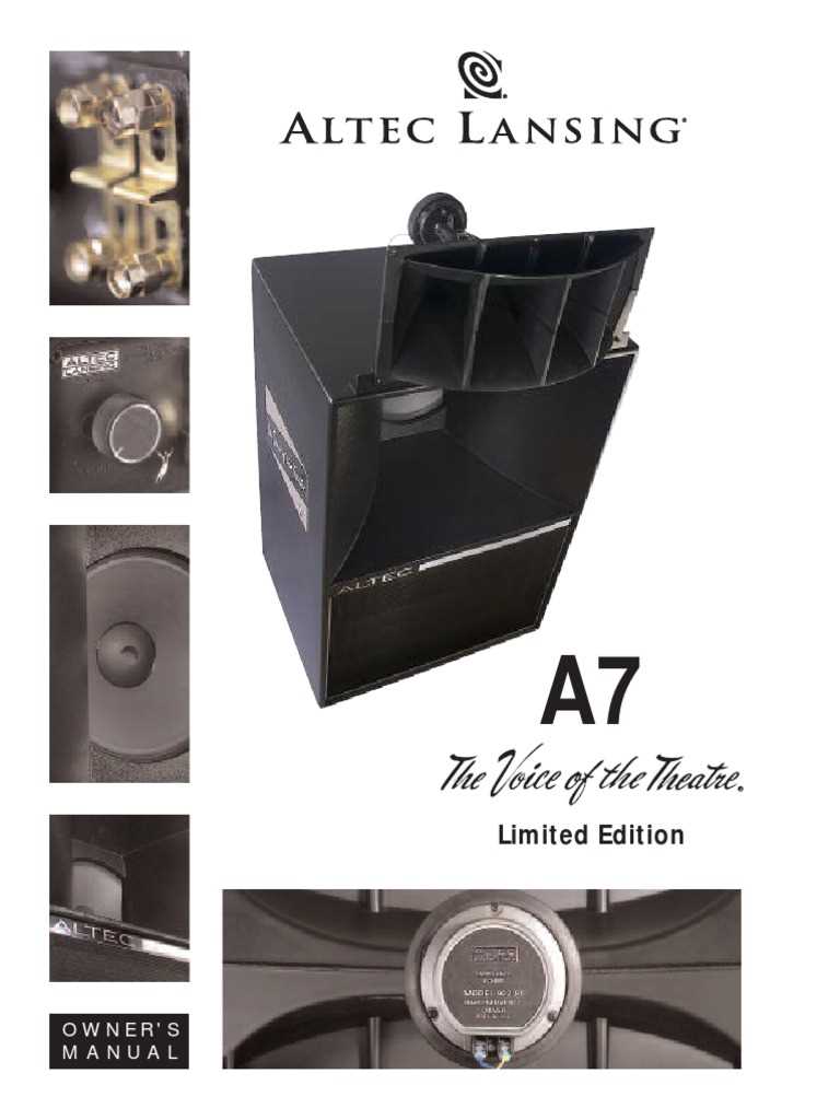 altec lansing owners manual
