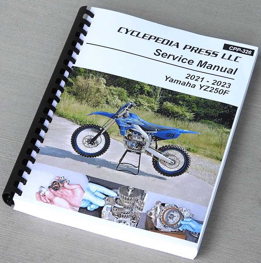 2008 yamaha yz250f owners manual