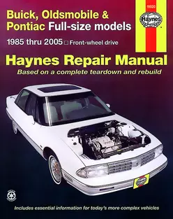1998 buick lesabre owners manual