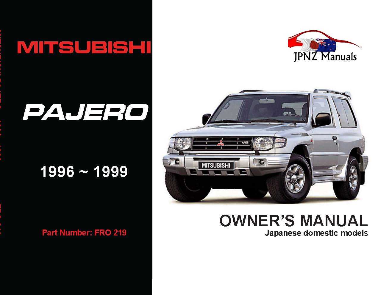 1999 mitsubishi galant owners manual