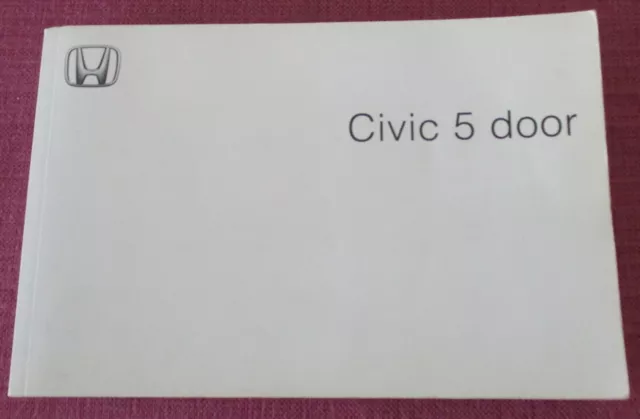 2005 honda civic owners manual