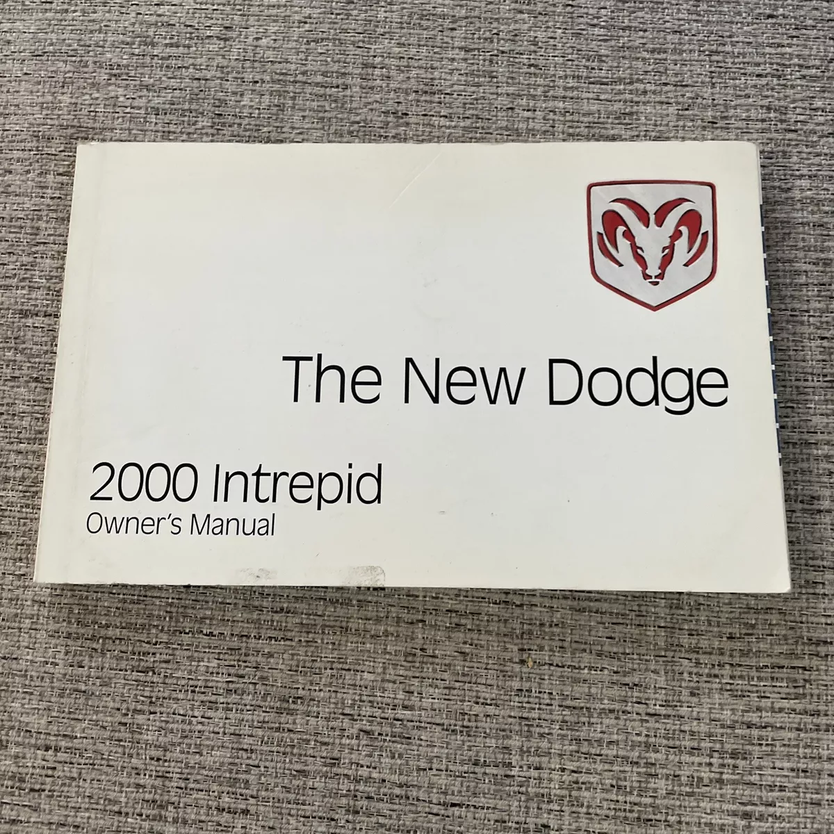 2000 dodge intrepid owners manual