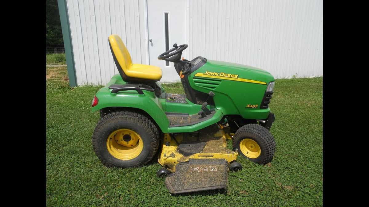 john deere x495 owners manual