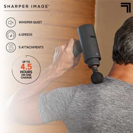 sharper image power percussion owners manual