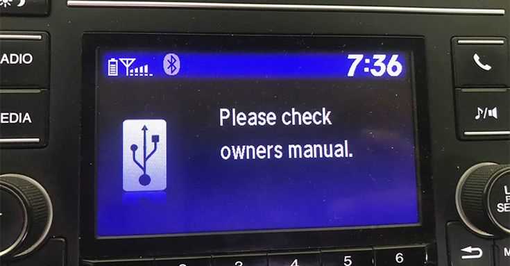 bad usb device check owners manual