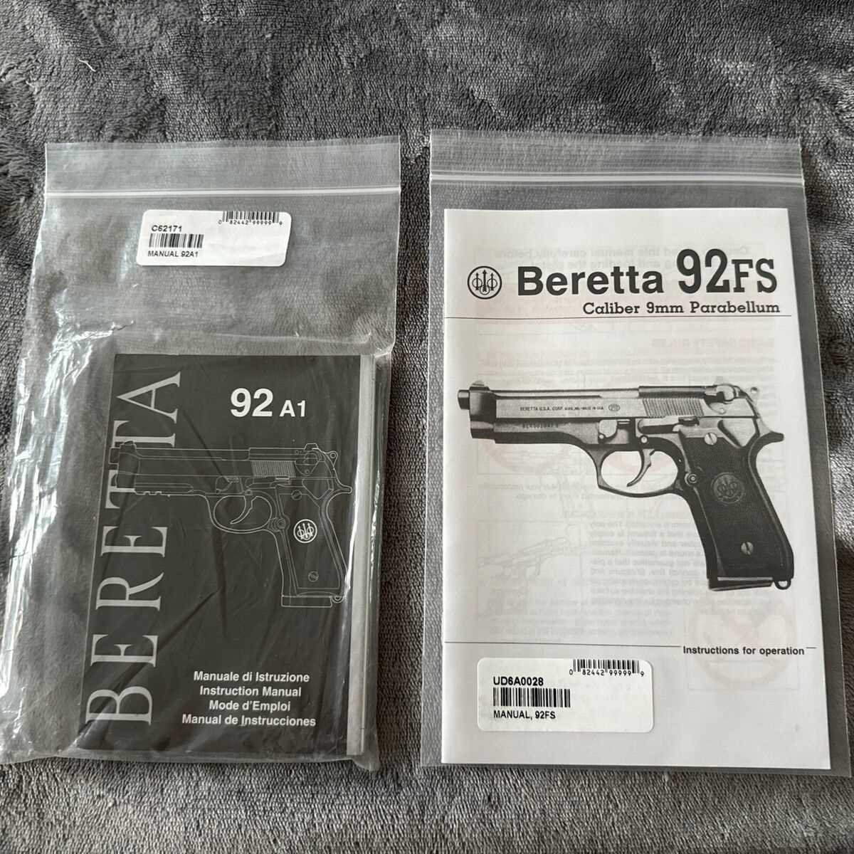 beretta 92fs owners manual