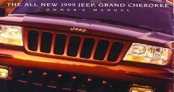 1999 jeep grand cherokee limited owners manual