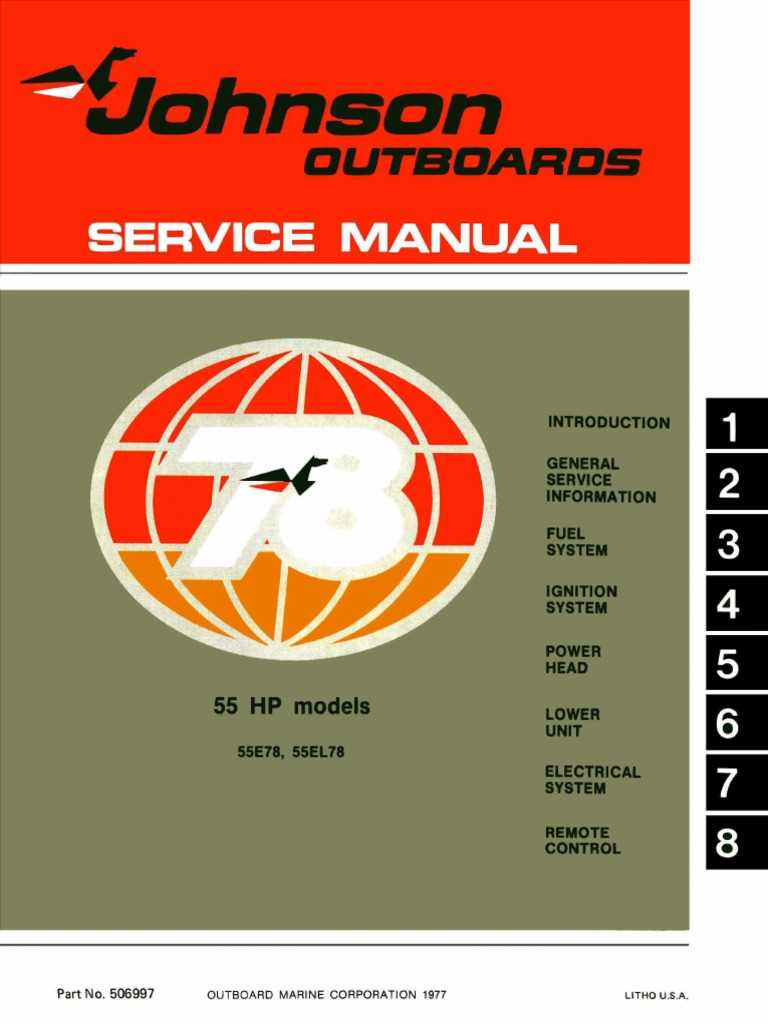 johnson outboard motor owners manual