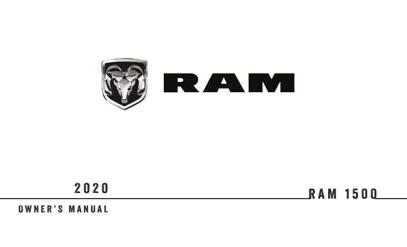 2020 ram 1500 classic owners manual