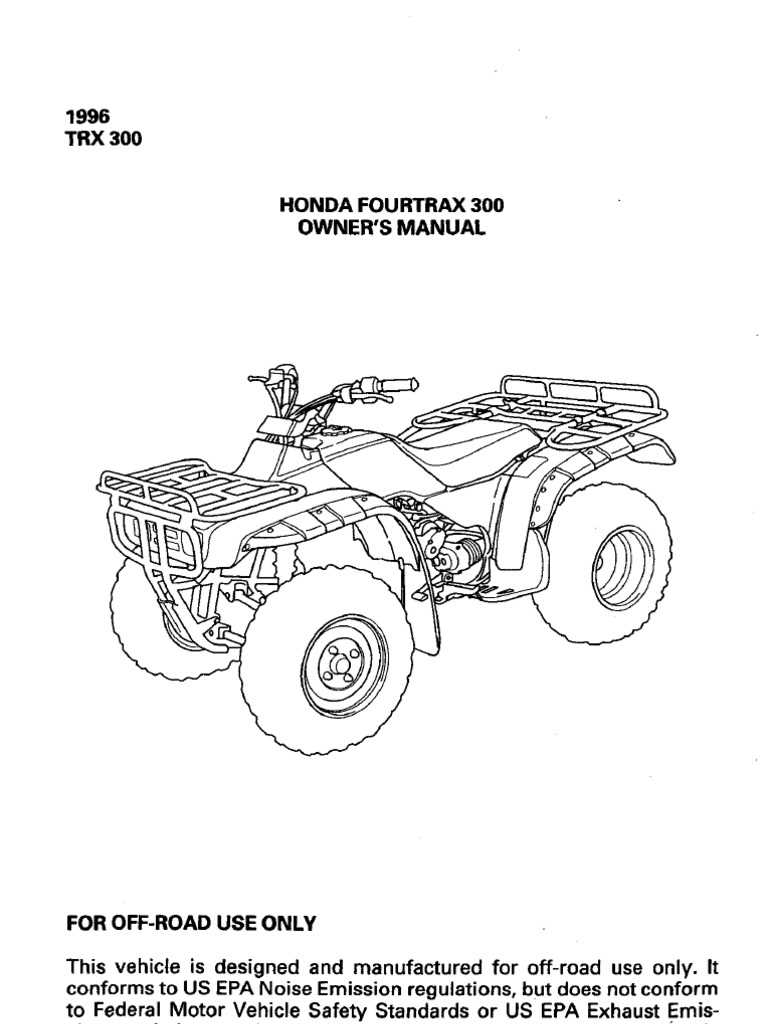 2007 honda recon 250 owners manual