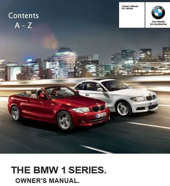 bmw 1 series owners manual