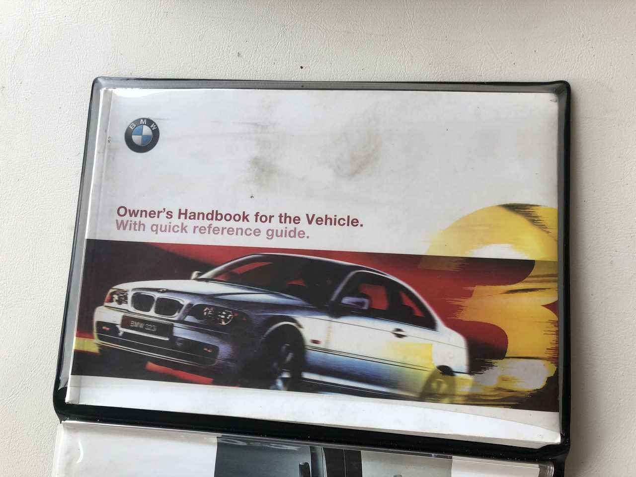 bmw e46 m3 owners manual