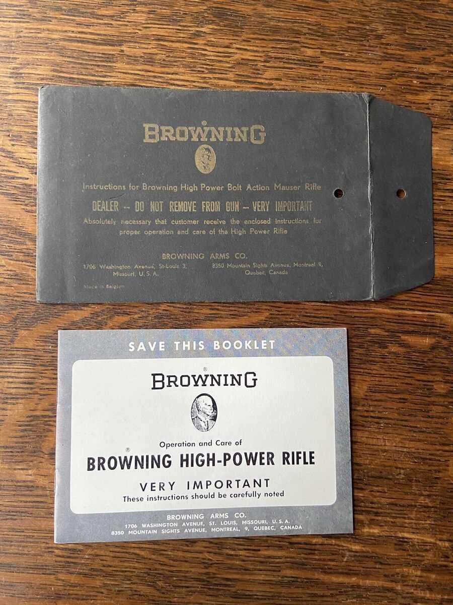 browning x bolt owners manual