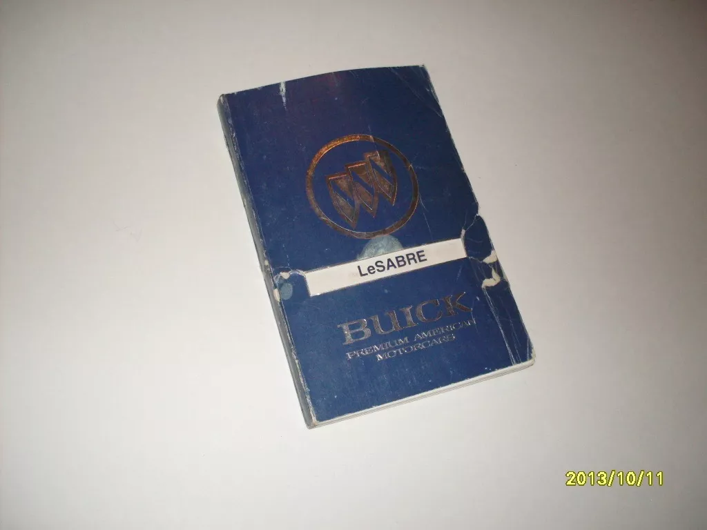 buick lesabre owners manual