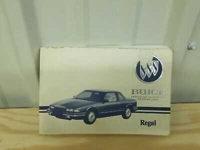 buick regal owners manual