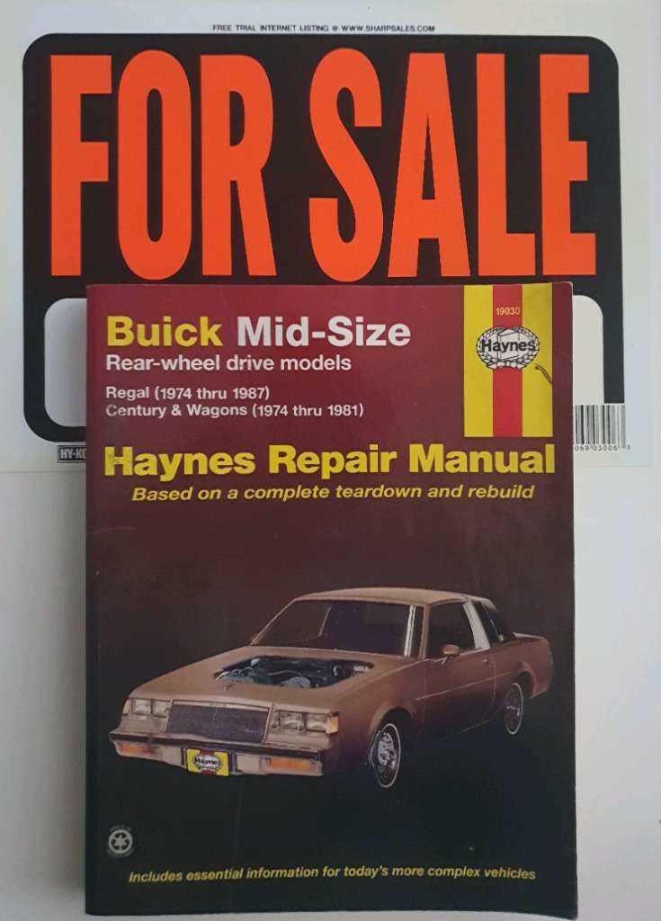 buick regal owners manual