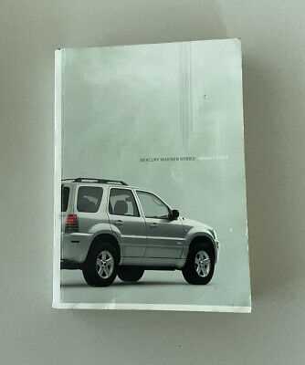 2007 mercury mariner owners manual