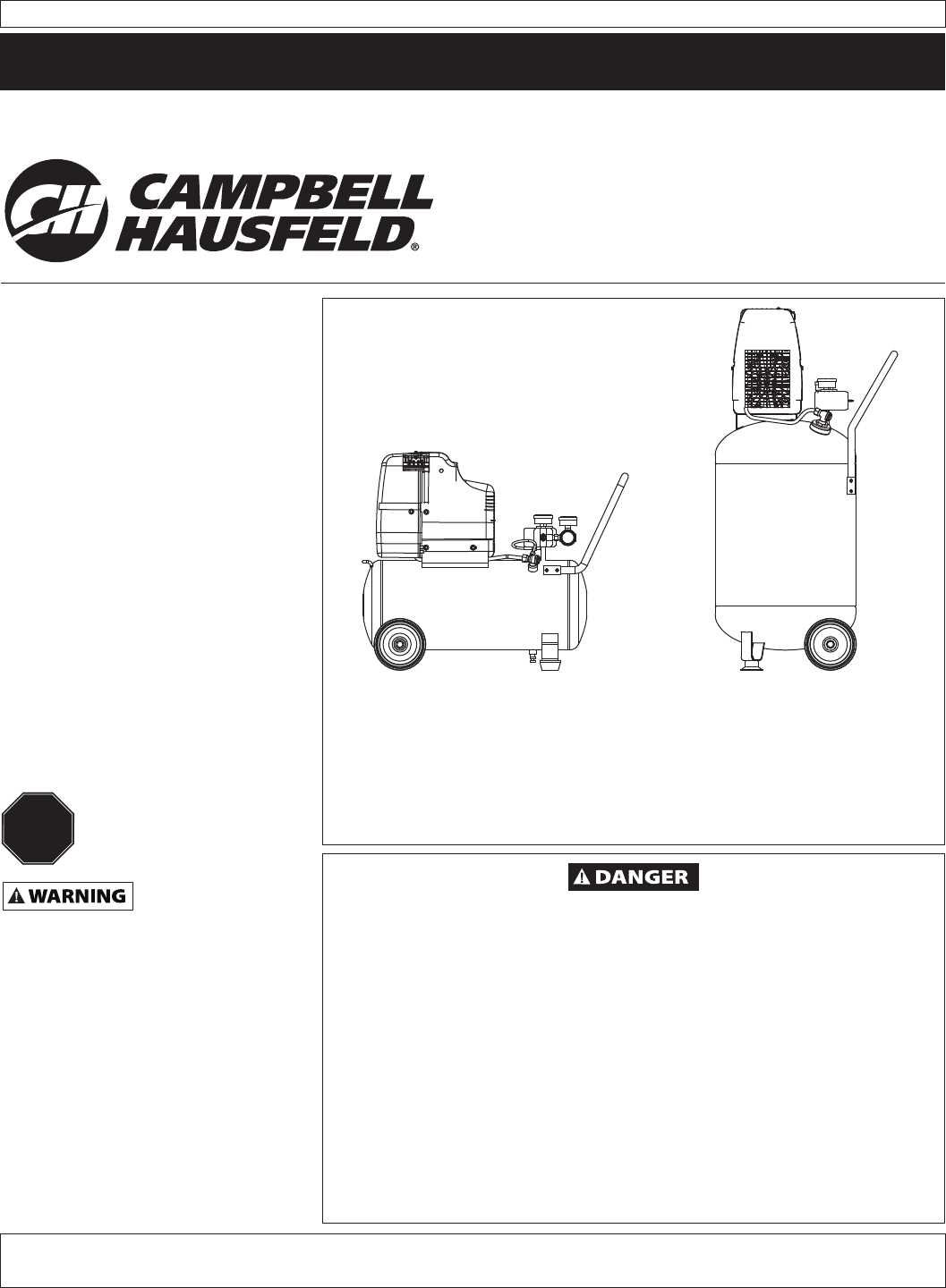 campbell hausfeld air compressor owners manual