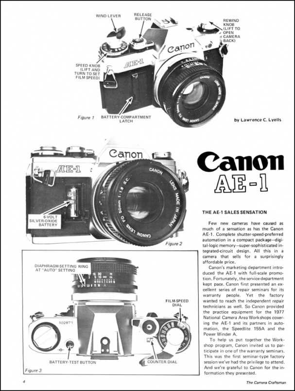 canon ae 1 owners manual