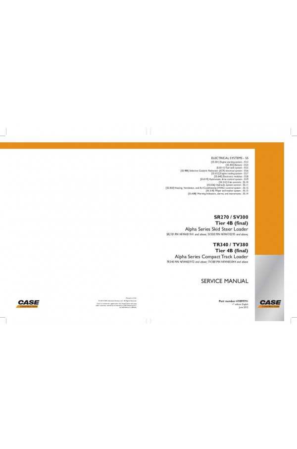 case tr270 owners manual