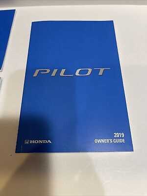 2019 pilot owners manual