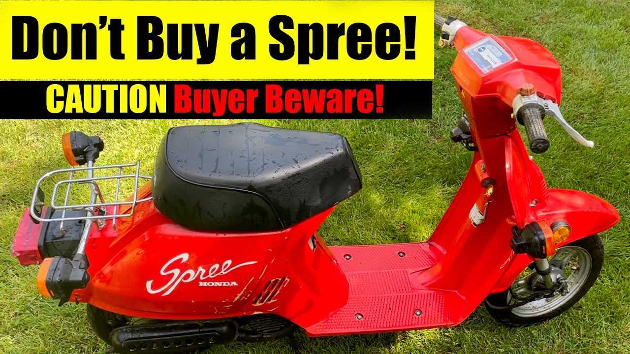 1985 honda spree owners manual