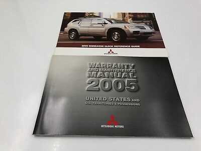 2011 mitsubishi endeavor owners manual