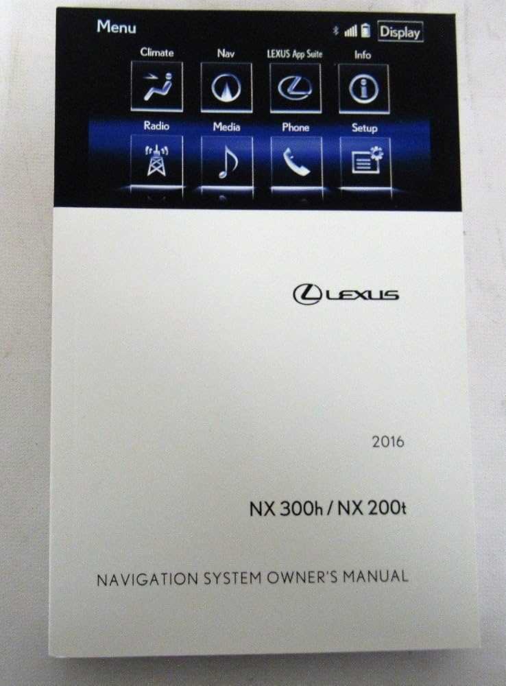 lexus nx 200t owners manual