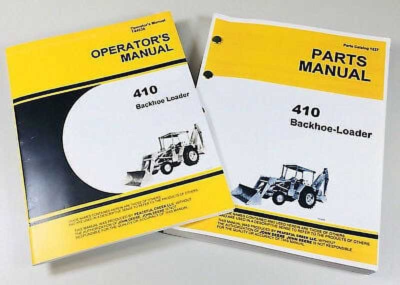 john deere 410 backhoe owners manual