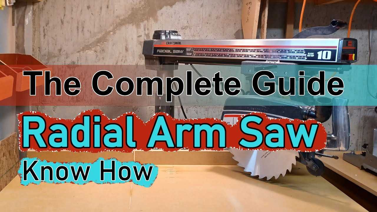 craftsman 10 radial arm saw owners manual