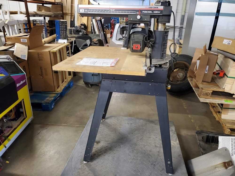 craftsman 10 radial arm saw owners manual