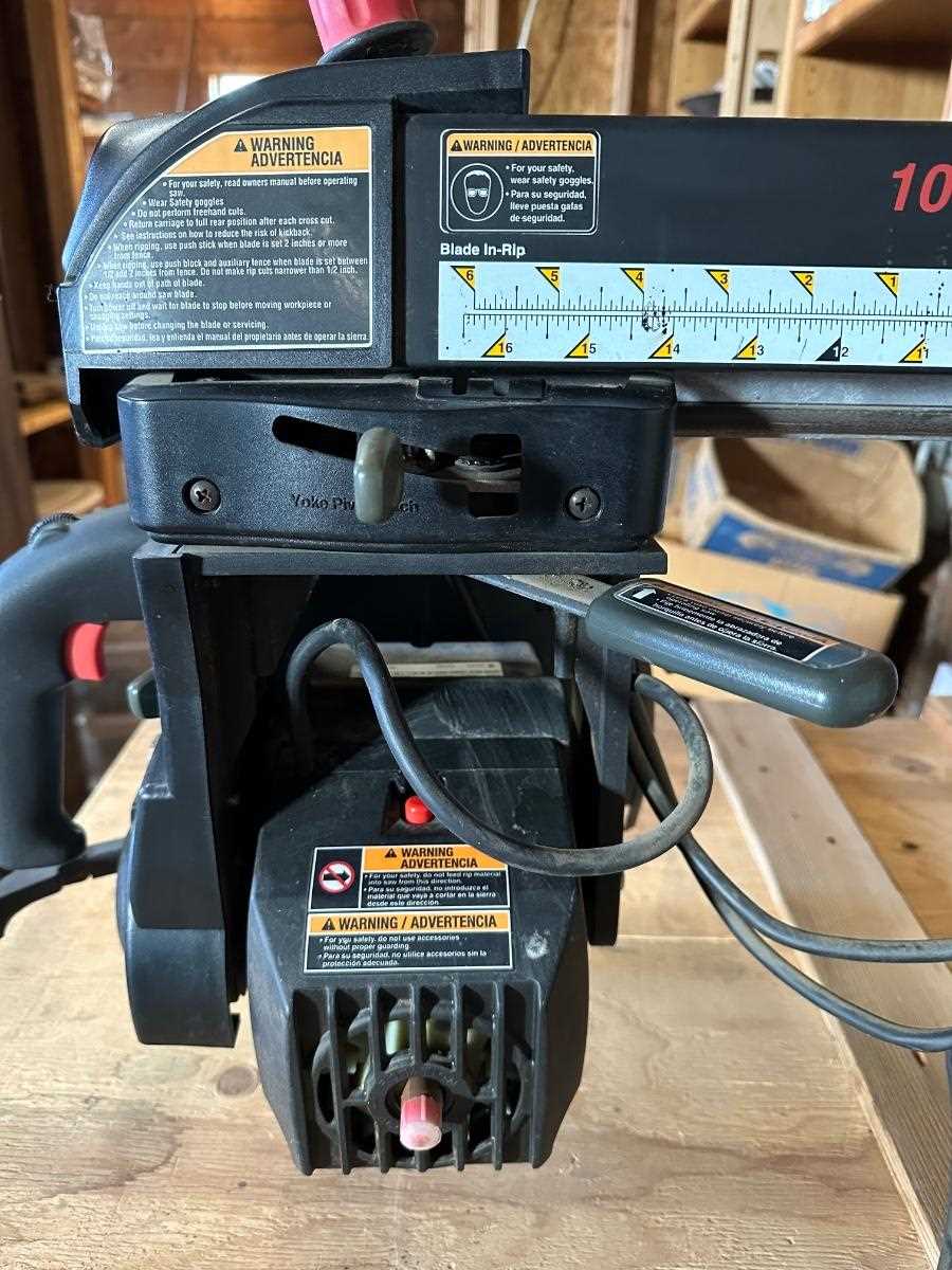 craftsman 10 radial arm saw owners manual