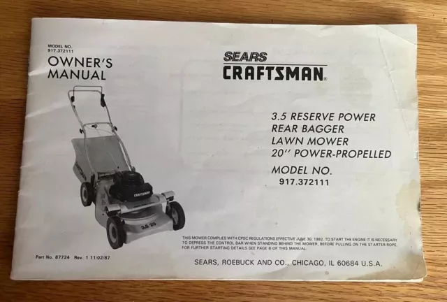 craftsman gt3000 owners manual