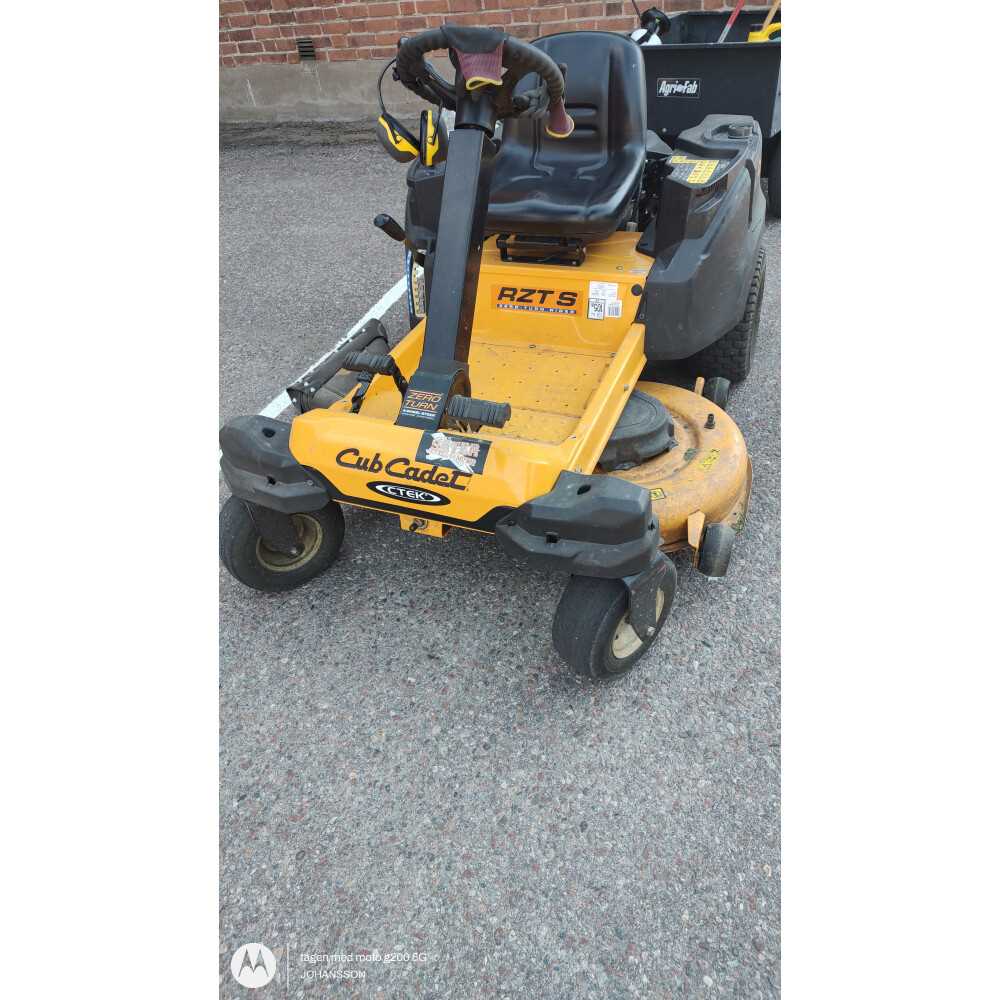 cub cadet rzt 54 owners manual