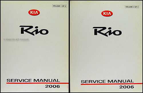 2008 kia rio owners manual