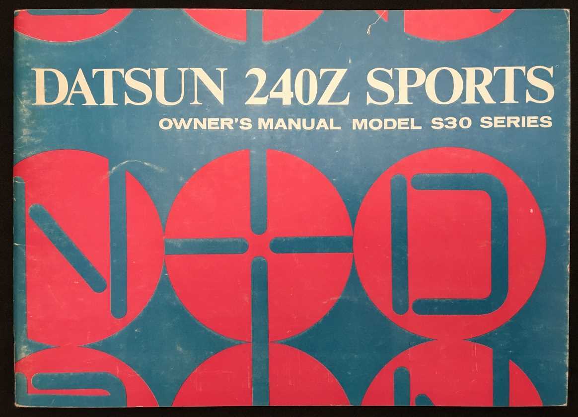 datsun 240z owners manual