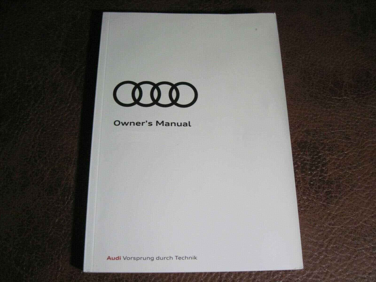 2018 audi s5 owners manual