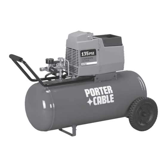 porter cable air compressor owners manual