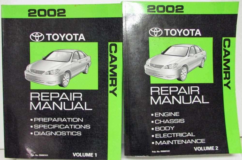 2002 toyota camry xle owners manual