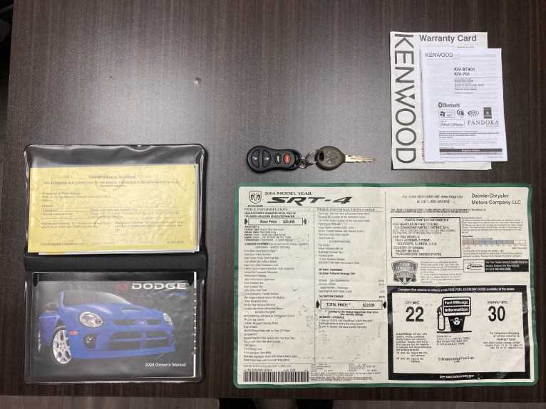 dodge neon owners manual