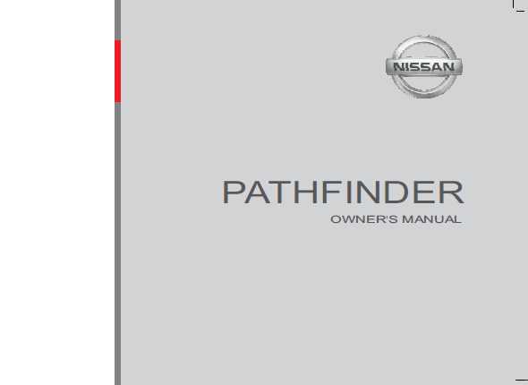 2001 nissan pathfinder owners manual